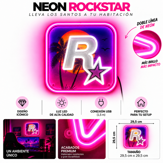 Neon Sunset Rockstar